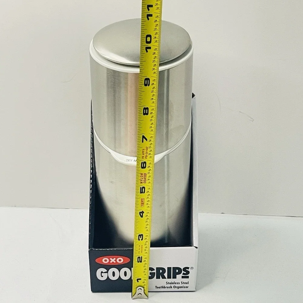 OXO Good Grips Stainless Steel Toothbrush Organizer 9.75 Inch - New In Box